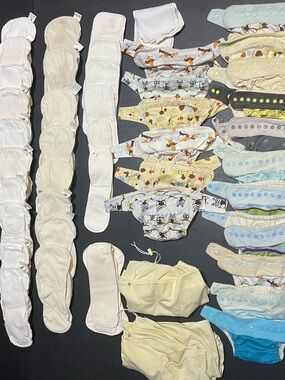 Grovia Cloth Diaper Set 58 Pieces- Used